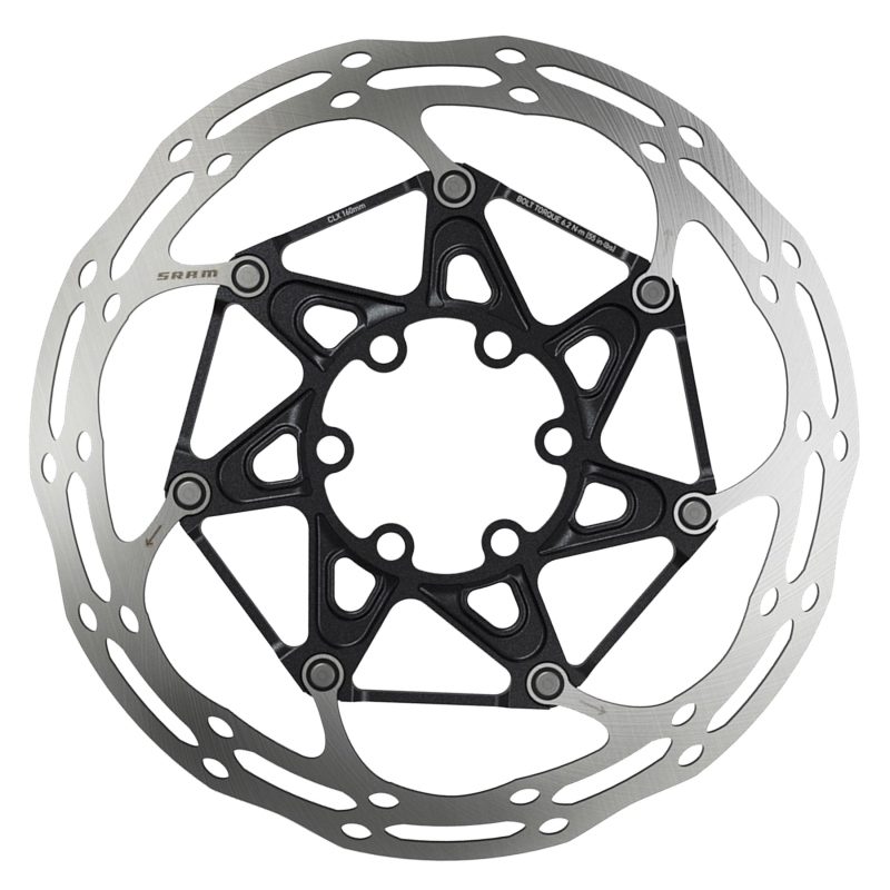 SRAM Centerline X 2-Piece Disc Rotor - 140 C-Line 6B 2-PIECE Rounded Ti Bolts