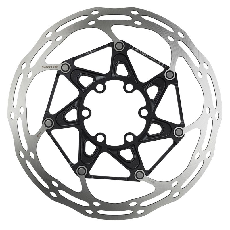 SRAM Centerline X 2-Piece Disc Rotor - 160 C-Line 6B 2-PIECE Rounded Ti Bolts