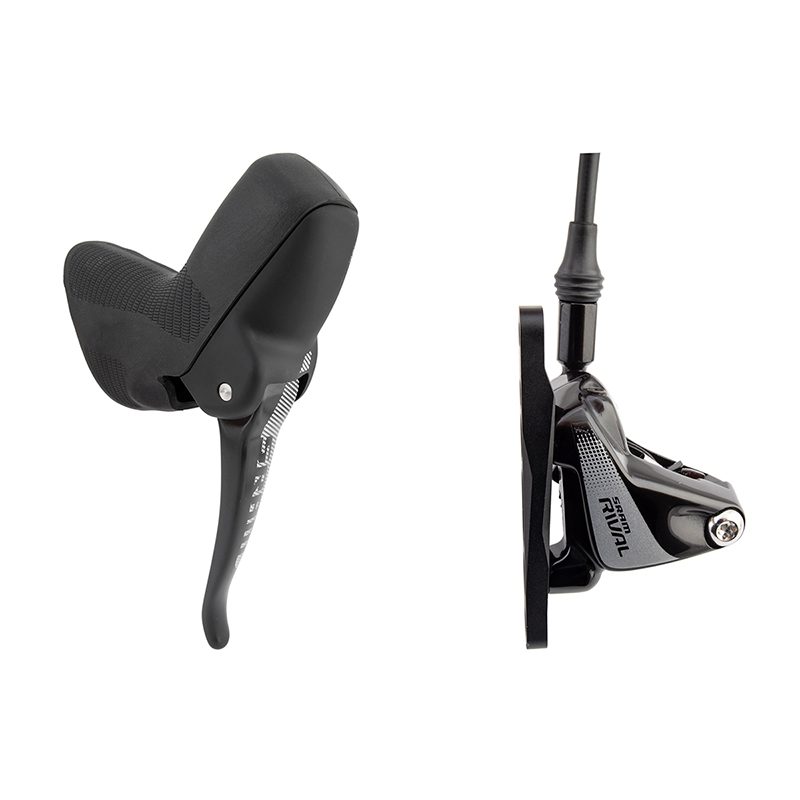 SRAM Rival 1 Front Hydraulic Disc Brake - RIVAL1 Hyd Front 950mm w/CALIPER Flat Mount NO ROTORorBRACKET Black