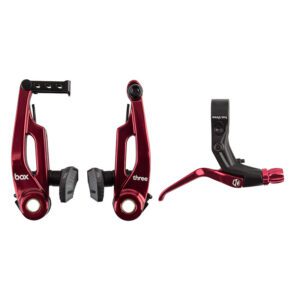 Box Components Box Three V-Brake Kit - Clpr V 108mm w/LEVER Red