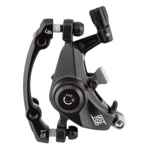 Origin8 Vise II PM Road Mechanical Disc Brake - Mech RD/CX/GX FTorRR Black Caliper Only (J)