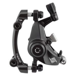 Origin8 Vise II PM MTB Mechanical Disc Brake - Mech FTorRR Black Caliper Only (J)