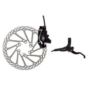 Clarks Clout-1 Hydraulic Disc Brake Kit - CLOUT-1 Hyd Front w/LVR 160 Black