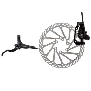 Clarks Clout-1 Hydraulic Disc Brake Kit - CLOUT-1 Hyd Rear w/LVR 160 Black