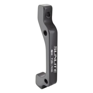 Sunlite Disc Adapter - Adapter Post TO IS 160R/180F Black