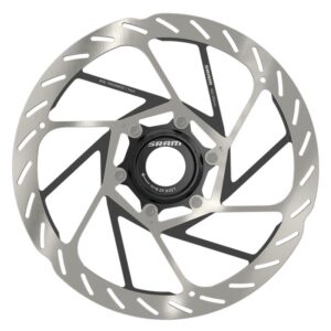 SRAM HS2 Disc Rotor - 200 CL Rounded w/LOCKRING Silver/Black