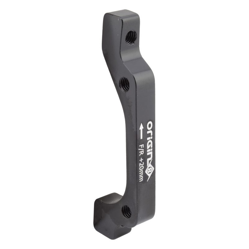 Origin8 Vise IS Mount to Post Mount Disc Adapter - F/R IS/PM +20mm Black