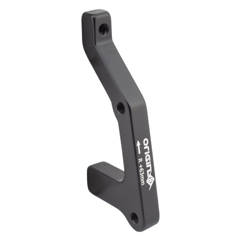 Origin8 Vise IS Mount to Post Mount Disc Adapter - R IS/PM +63mm Black