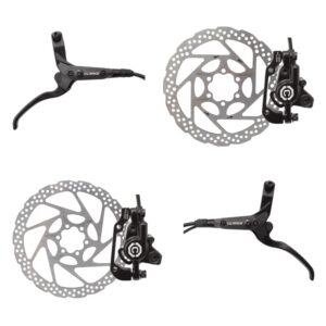 Clarks M3000 eBike Hydraulic Brake - Hyd FT-180/RR-160 w/LVRS Black