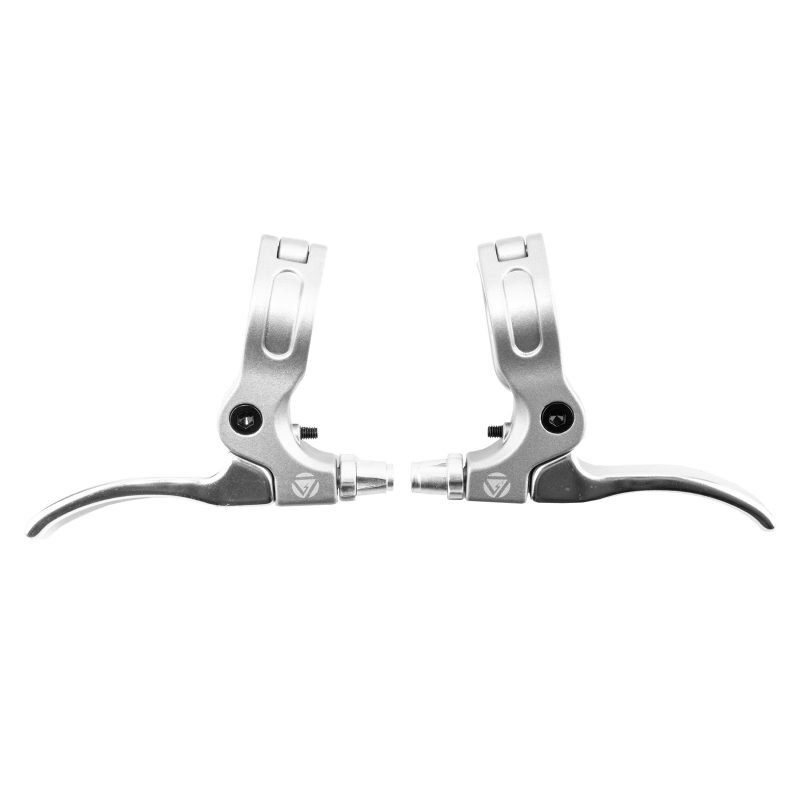 Black Ops Hinged 2-Finger Lever - Std&u Alloy 2-FING F&r Silver (M)
