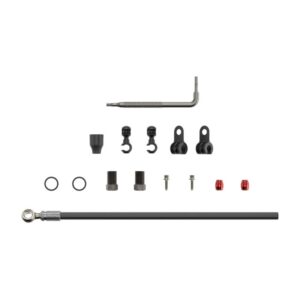 SRAM Hydraulic Hose Kit - Hyd Black 2000mm Banjo Silver MTN/RD Black