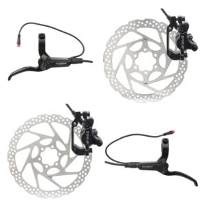 Clarks SYNC-2E Hydraulic Brake - SYNC-2E Hyd FT-180/RR-160 w/LVRS Black
