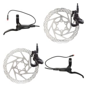 Clarks SYNC-4E Hydraulic Brake - SYNC-4E Hyd FT-180/RR-160 w/LVRS Black