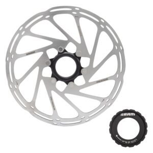 SRAM Centerline Disc Rotor - 200 C-Line CL Rounded w/LOCK Ring Silver/Black