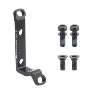 Origin8 Vise Post Mount to Flat Mount Disc Adapter - F/R PM/FM +0mm Black