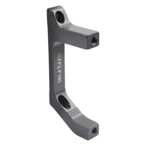 TRP Flat TO Post Disc Adapter - Adapter Front Mount 160 w/M5x17mm Bolts Black (P)