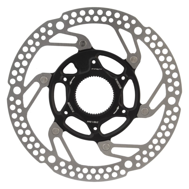 TRP TR-25 Disc Rotors - Rotor TR-25 160mm CL Black Lock Ring Not Included