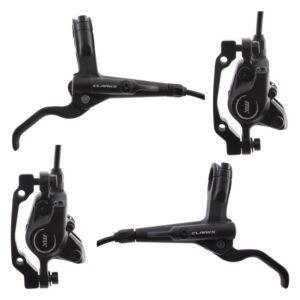 Clarks MX Junior Hydraulic Disc Brake Kit - JR Hyd F&r w/LVR 160 Black
