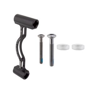 Origin8 TorqLite Post Mount Disc Adapter - F/R PM/PM +43mm Black