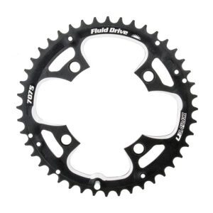Sunrace MX0 Chainring - 44T 104mm Black