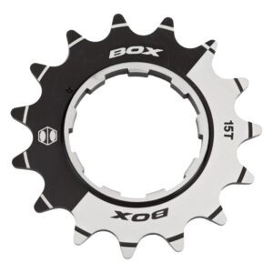 Box Components Box One 7075 Alloy Single Speed Cog - Alloy 15T 3/32 f/SGLE Spd Cassette Black