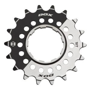 Box Components Box One 7075 Alloy Single Speed Cog - Alloy 18T 3/32 f/SGLE Spd Cassette Black