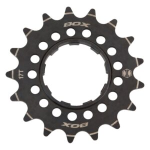 Box Components Box One Cr-Mo Single Speed Cog - CRMO 17T 3/32 f/SGLE Spd Cassette Black