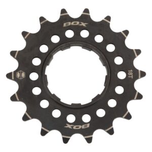 Box Components Box One Cr-Mo Single Speed Cog - CRMO 18T 3/32 f/SGLE Spd Cassette Black