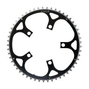 Origin8 Alloy Chainring - 110mm 53T Black/Silver