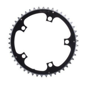 Origin8 Alloy Chainring - 130mm 46T Black/Silver
