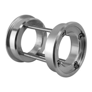 Black Ops BB Conversion Kit American to Euro Bottom Bracket - Adapter Am-Euro Silver