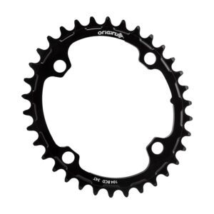 Origin8 Holdfast Oval 1x Chainring 104mm BCD - 34T 10/11/12s 4B Black