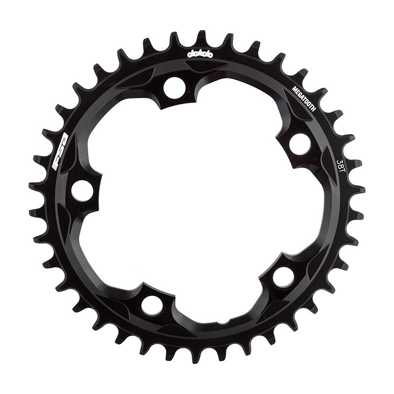FSA Megatooth 1x10/11spd Chainring - 110mm 38T 5B Black