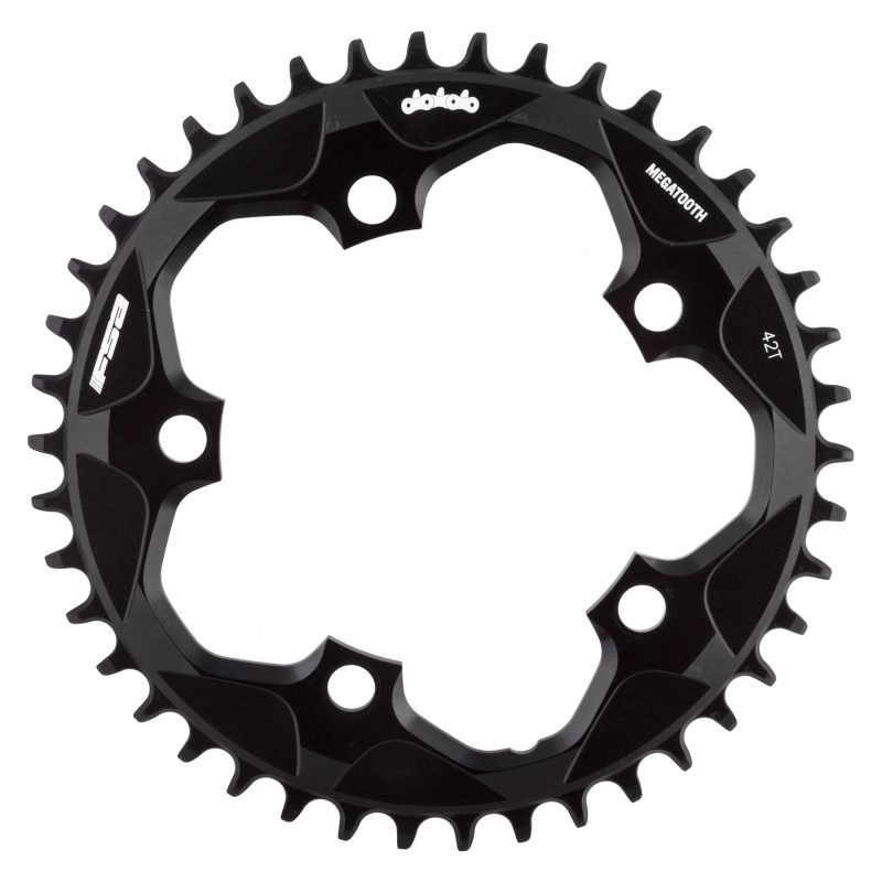 FSA Megatooth 1x10/11spd Chainring - 110mm 42T 5B Black