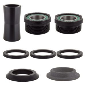 Black Ops 19mm Euro Bottom Bracket - Cup Set Sealed Black