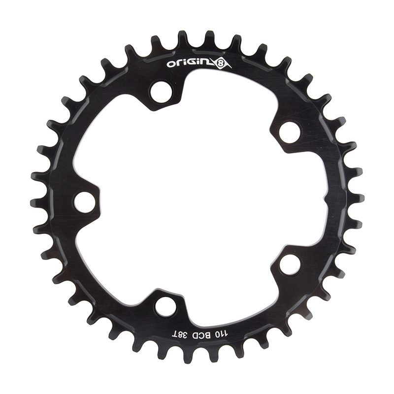 Origin8 Holdfast 1x Chainring 110mm BCD - 38T 10/11s 5B Black