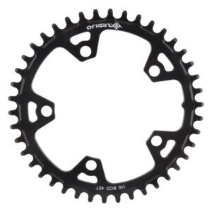 Origin8 Holdfast 1x Chainring 110mm BCD - 42T 10/11s 5B Black
