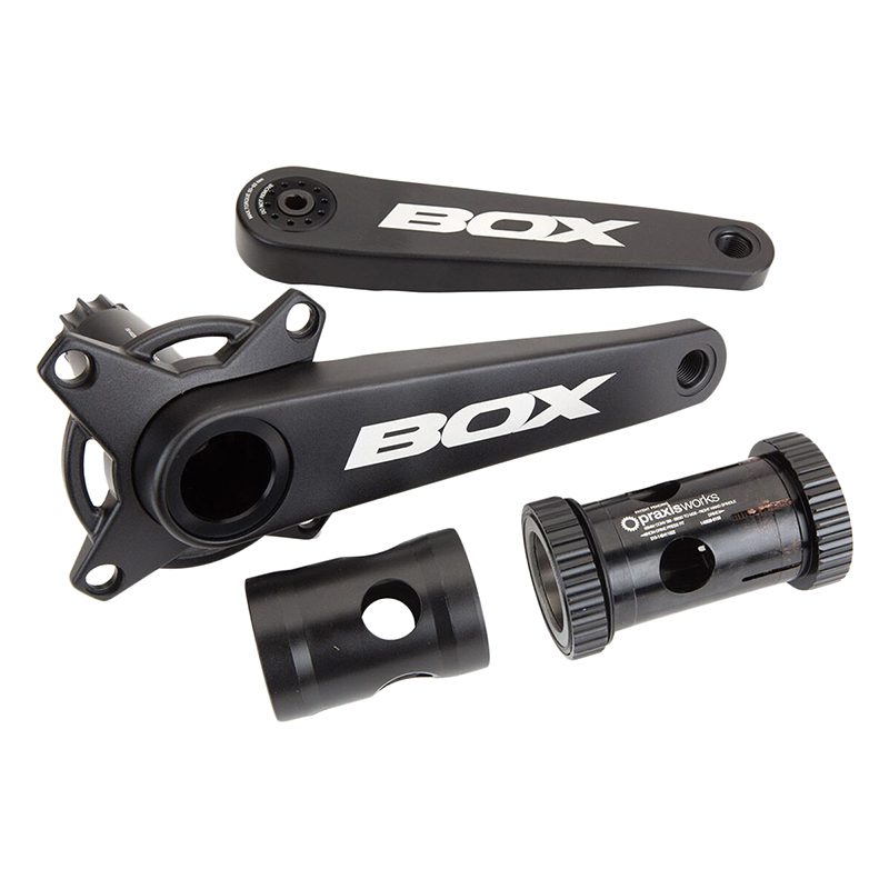 Box Components Vector M35 Crankset - BMX Alloy 180 BB30/PF30 104mm Black