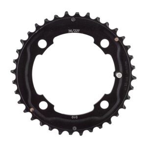 FSA Alloy MTB Chainring - Alloy 104mm 36T 4B WB273 2x10s Black