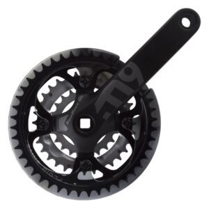 Sunrace FC-M914 Crankset - FCM914 175x44/32/22 SQ Black/Silver w/CG