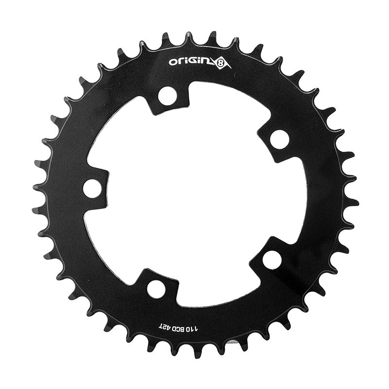 Origin8 Thruster 110mm BCD 1x Chainring - 42T 10/11s 5B Black