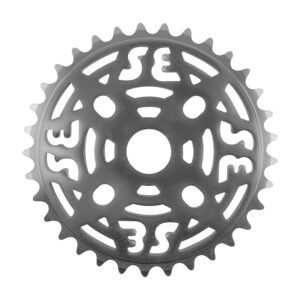 SE Bikes One Piece Alloy Chainring - 1pc 33T 1/8 Alloy Silver