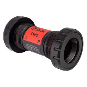 Box Components Box Two Alloy External Bottom Bracket - Outboard Eng 30mm Black Alloy 68/73 w/SEALED Brng Black