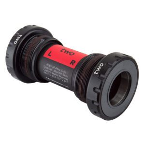 Box Components Box Two Alloy External Bottom Bracket - Outboard Eng 24mm Black Alloy 68/73 w/SEALED Brng Black