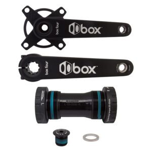 Box Components Box Four 2pc Forged Crankset - Alloy 165 24mmAXLE 104mm Black