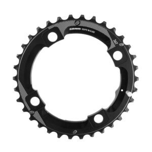 Sram MTB Chainrings - 34T 104mm 2x10 M-Pin Alloy Black