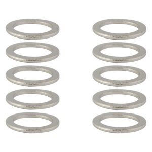 Black Ops 19mm BB Washer Bottom Bracket - 19.1x26x2.0mm Chrome BGof10