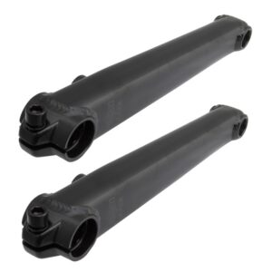 Sunday Saker v2 Cranks - Crankarm Set RHD/LHD 165 3pc 22mm Cromo w/19mm Mid BB Black