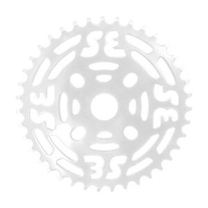 SE Bikes One Piece Steel Chainring - 1pc 39T 1/8 Steel White