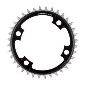 SRAM X-Sync Chainrings - 36T 107mm 4B X-Sync Road Black